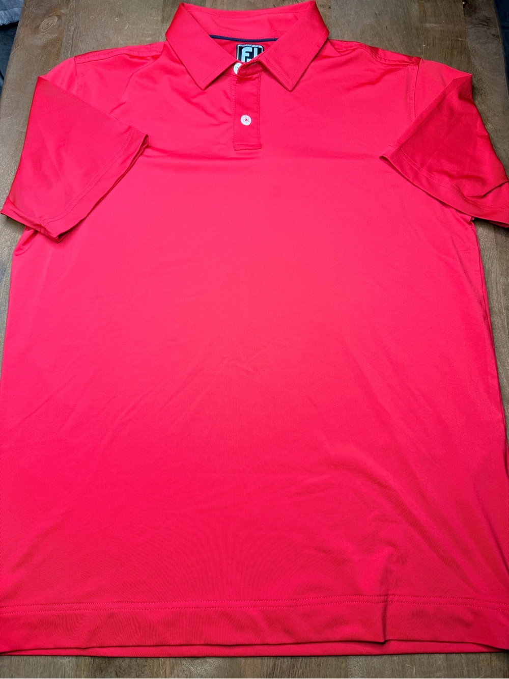 Foot Joy FJ Men’s Polo Shirt in Bright Red